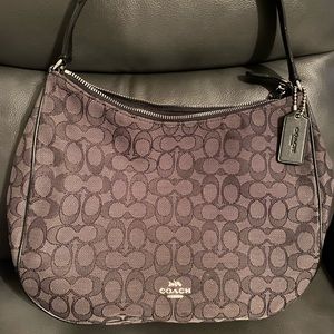 Coach Black and grey purse